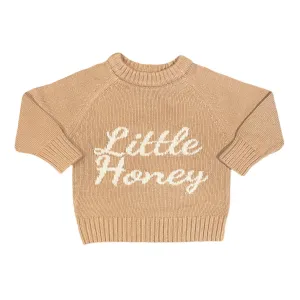 3 Little Crowns Cotton Knit Jumper - Little Honey