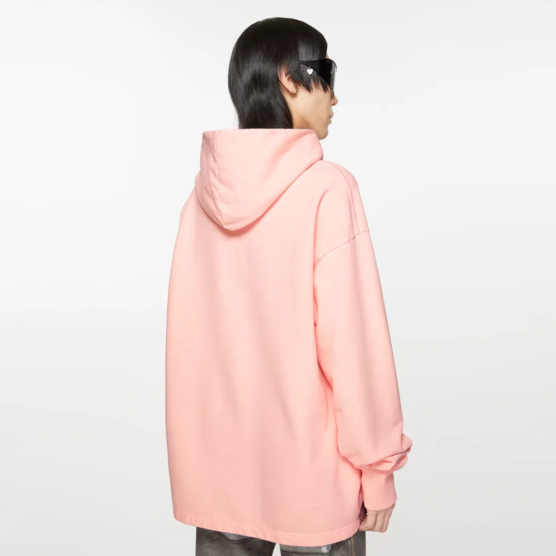 Acne Studios Stamp Logo Hoodie Pale Pink