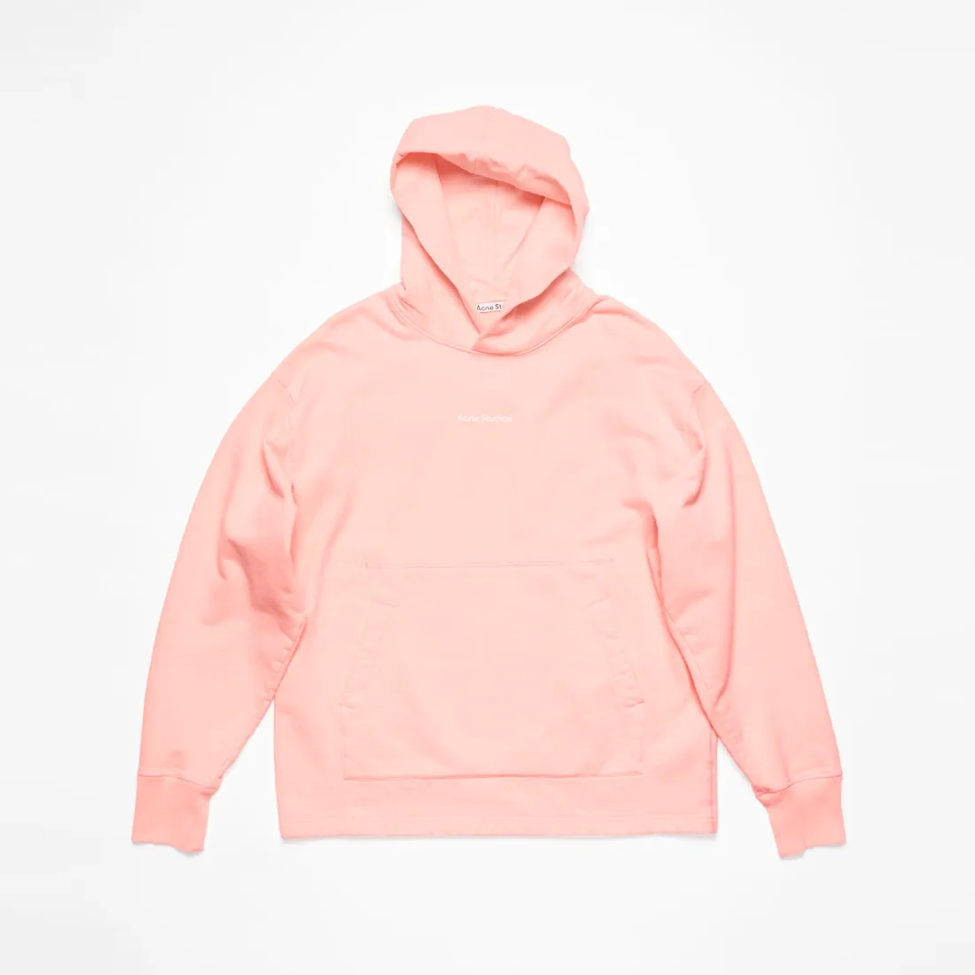 Acne Studios Stamp Logo Hoodie Pale Pink