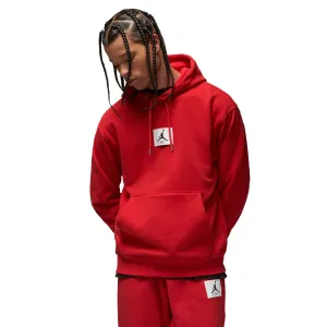 Air Jordan Flight Fleece Logo Men's Pullover Hoodie Fire Red dq7338-612