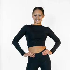 Bianca Long Sleeve Crop Top
