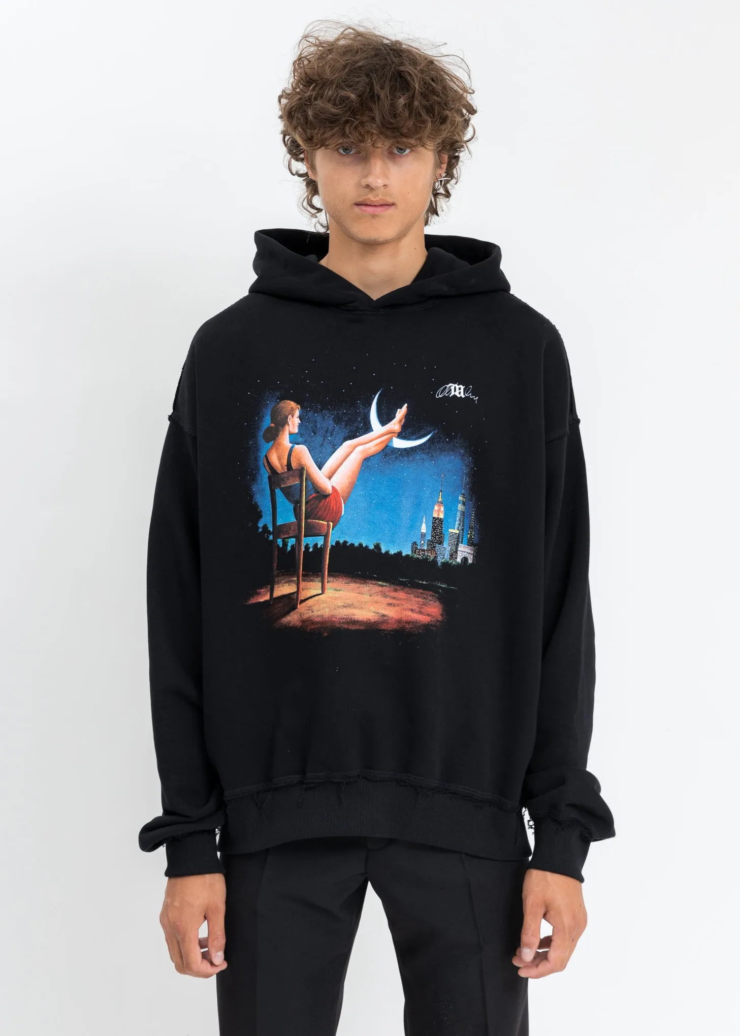 Black Blue Moon Hoodie