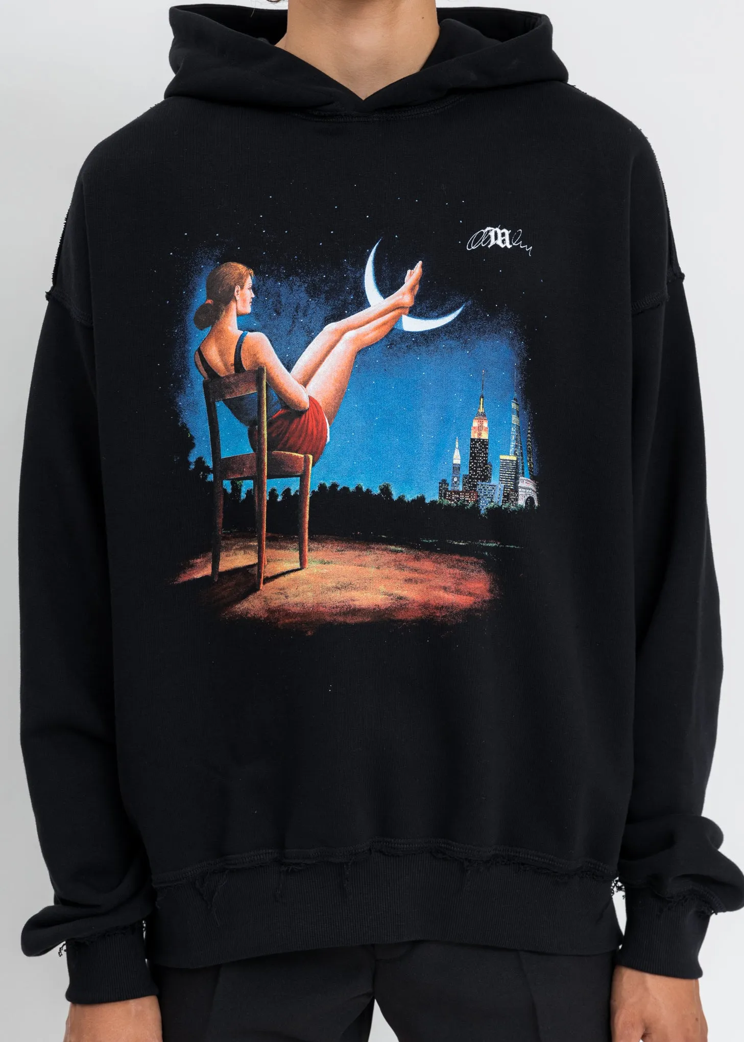 Black Blue Moon Hoodie