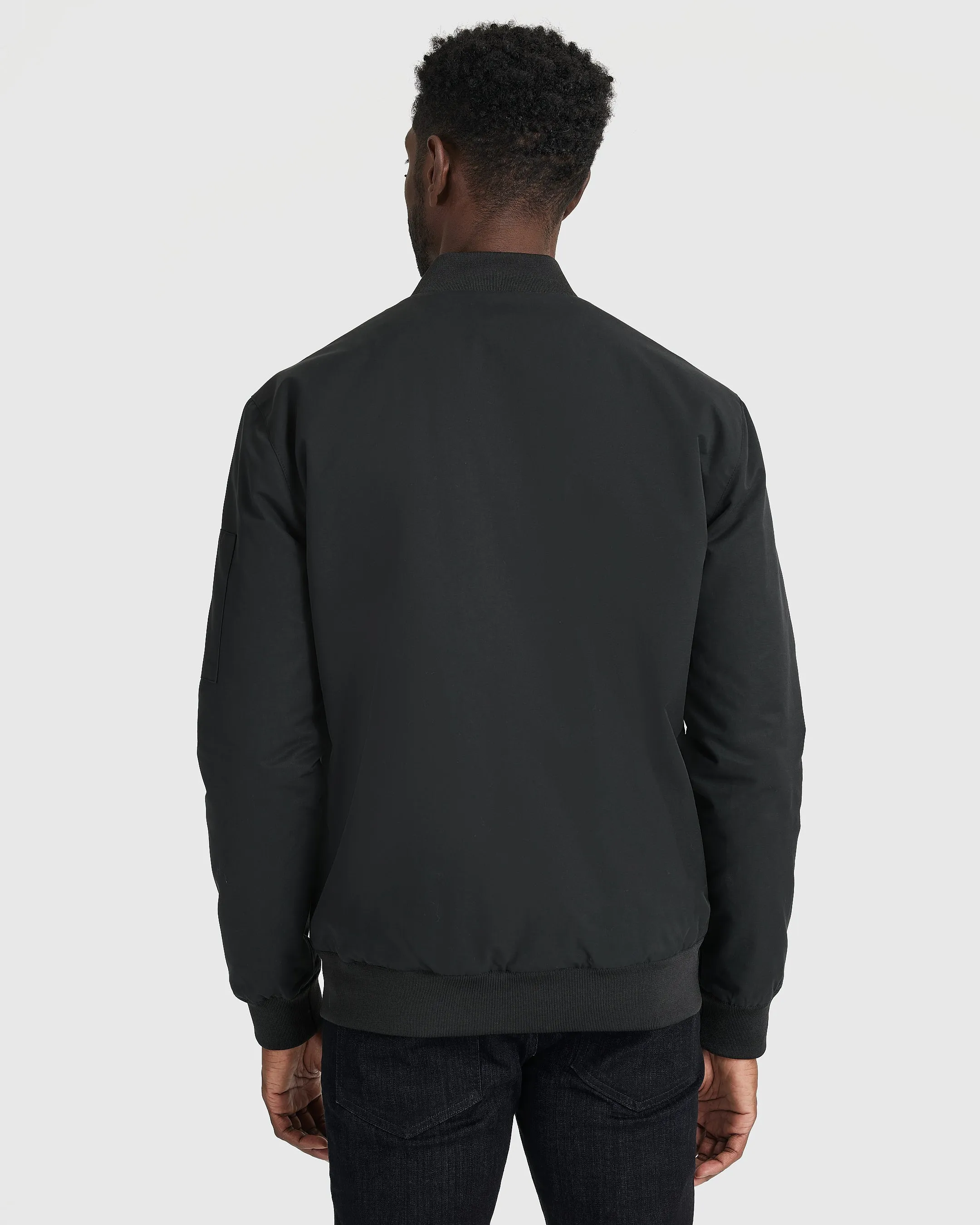 Black Bomber Jacket