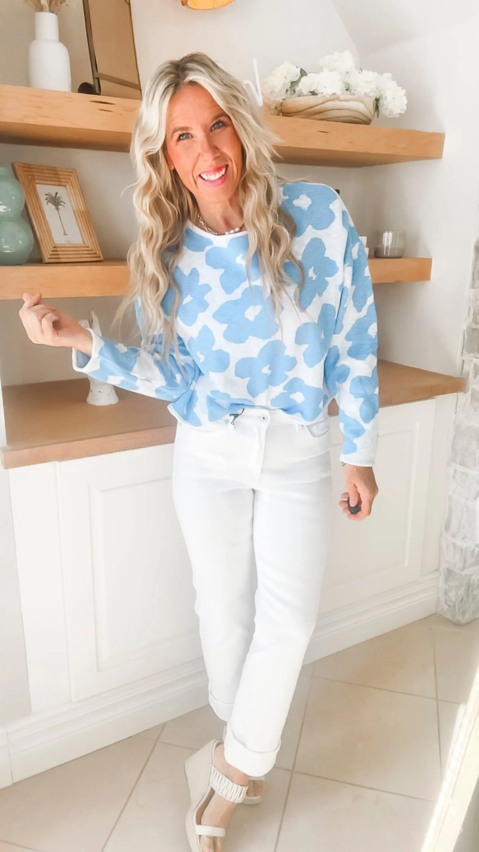 Bloom Boldly Floral Oversized Sweater