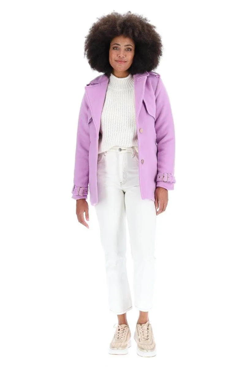 Callie Coat Lilac