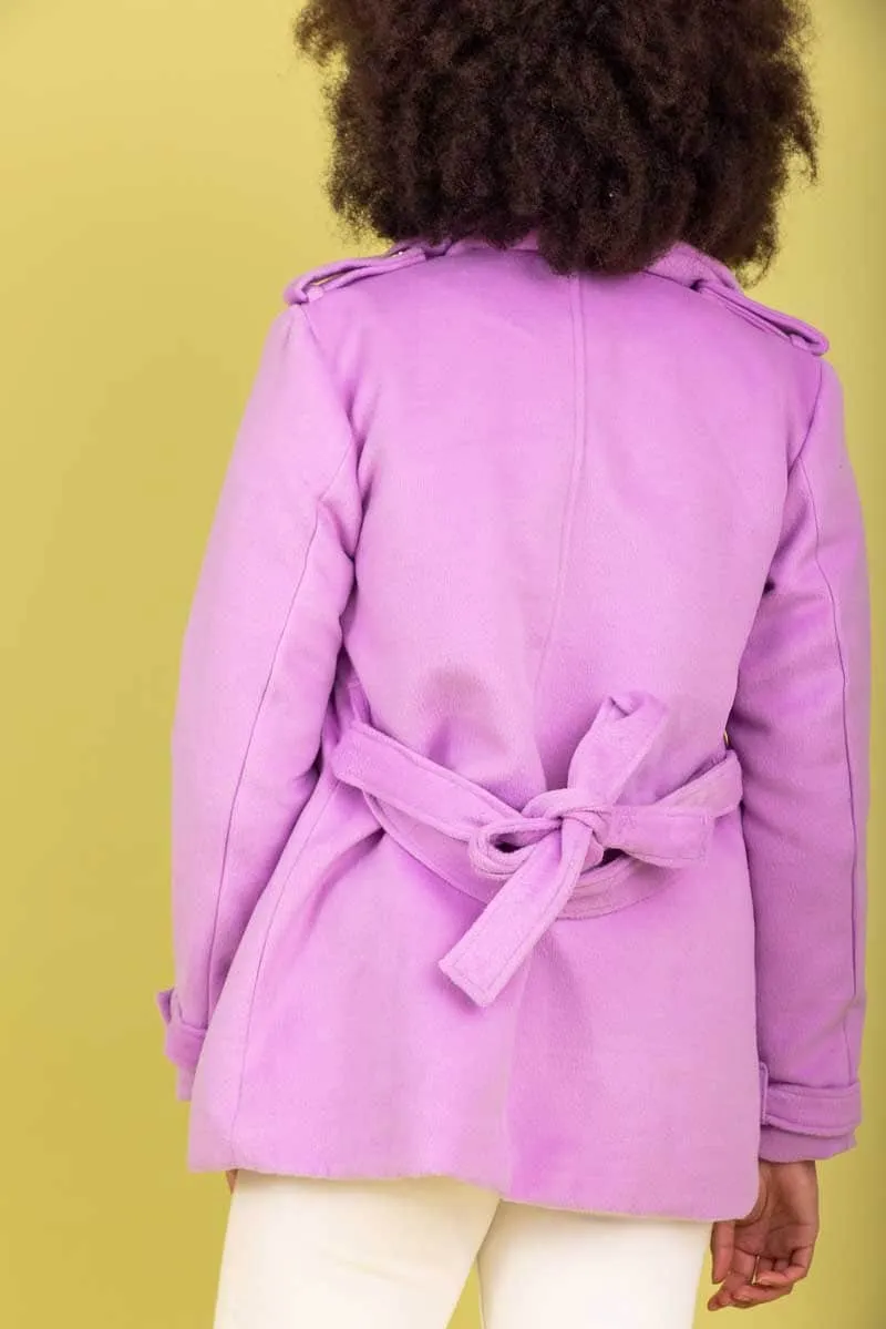 Callie Coat Lilac