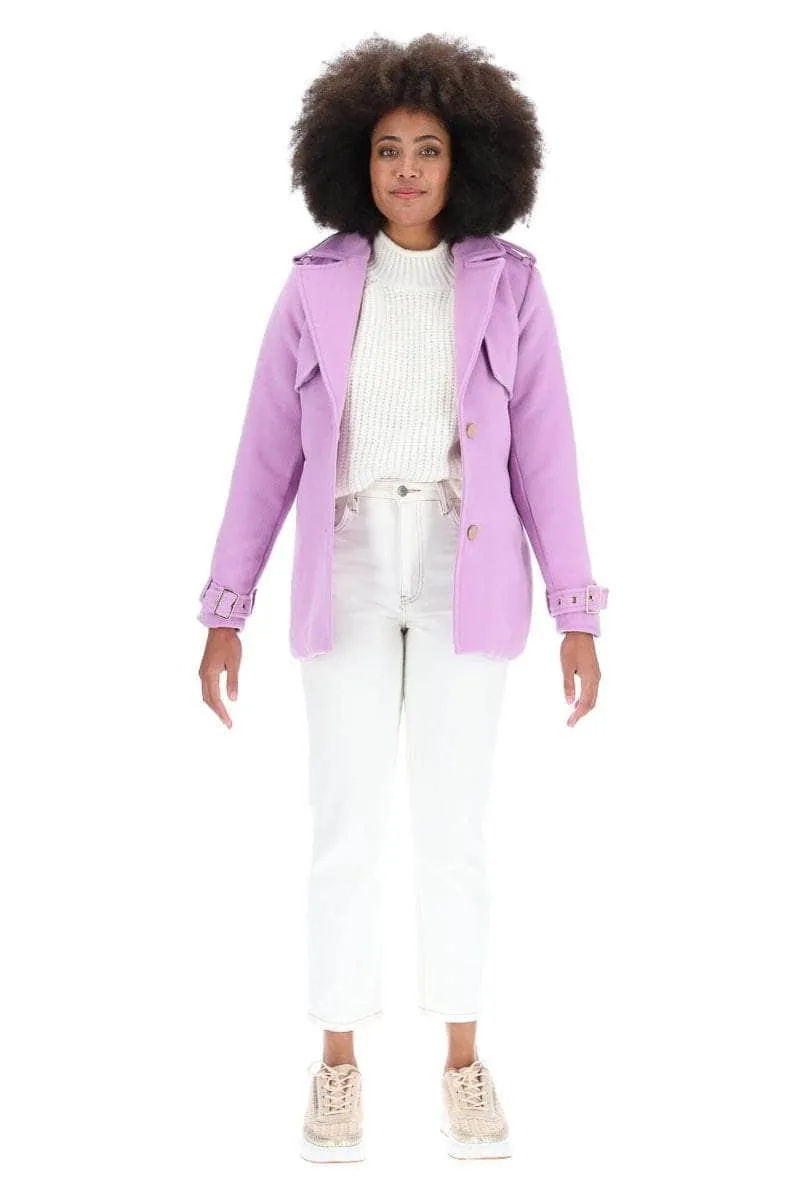 Callie Coat Lilac