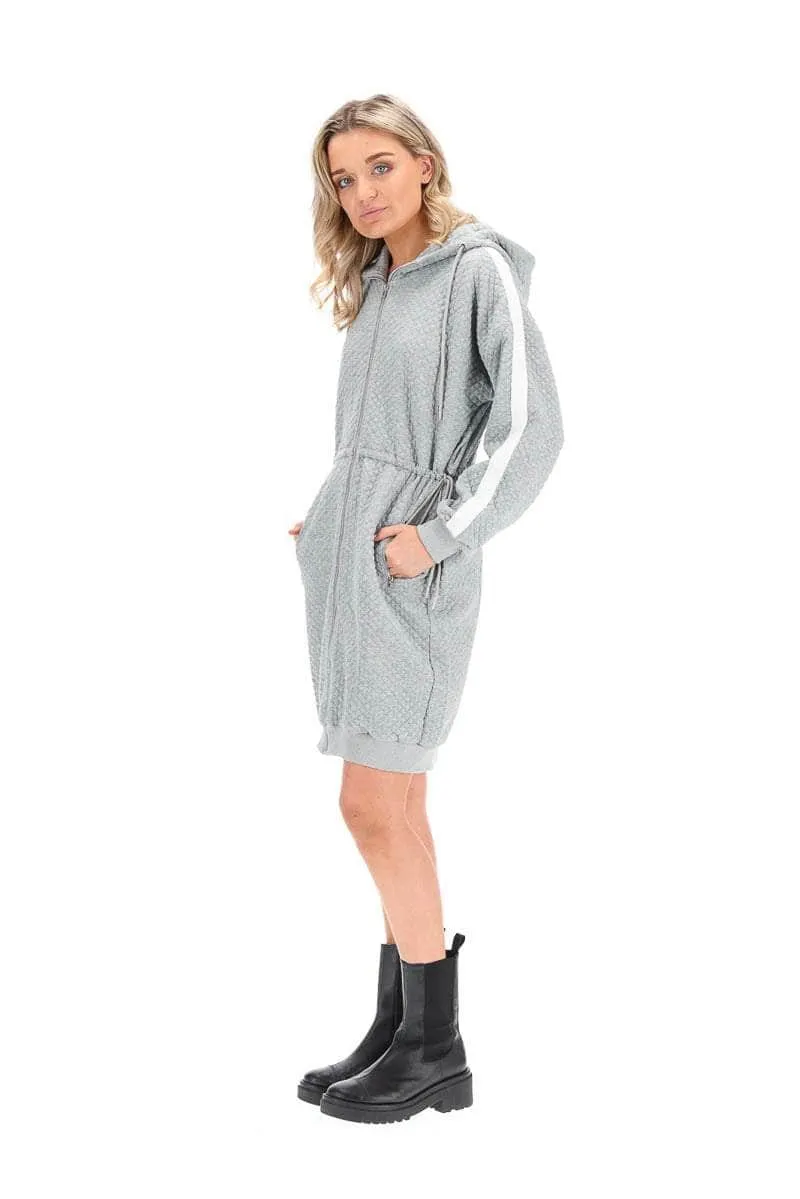 Camryn Hooded Sweater Grey