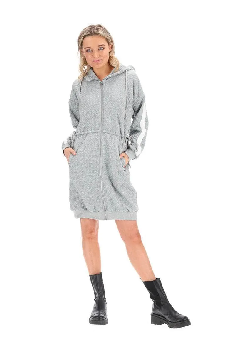 Camryn Hooded Sweater Grey