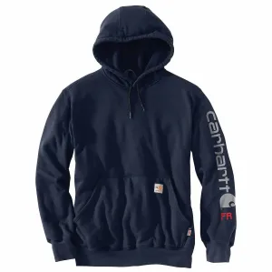 CARHARTT FORCE FLAME RESISTANT RELAXED FIT MIDWEIGHT HOODED GRAPHIC SWEATSHIRT 104505