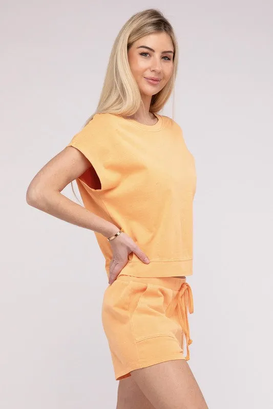 Casual Cotton Shorts Set