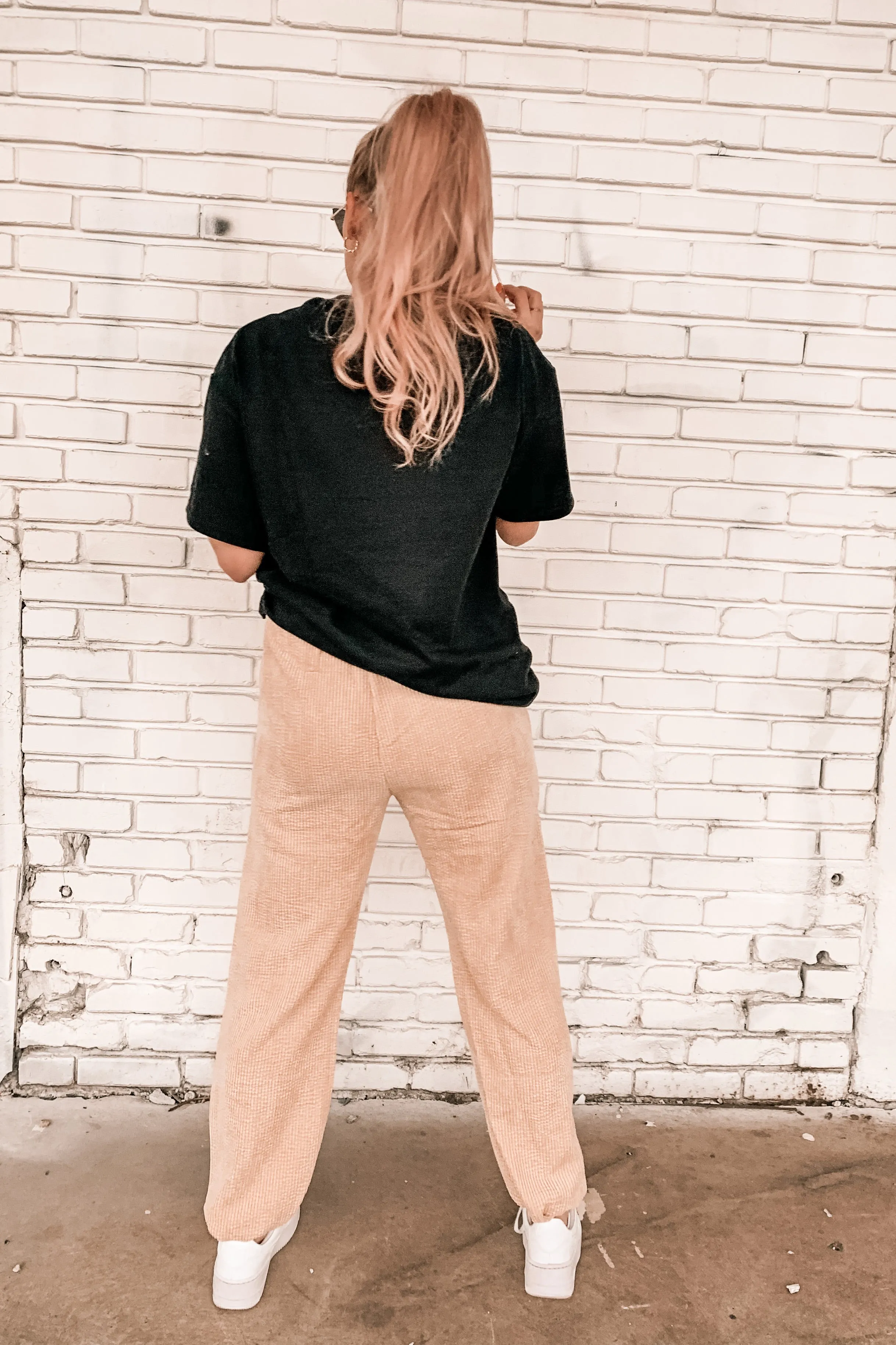 Chakra Relaxed Tee in Black