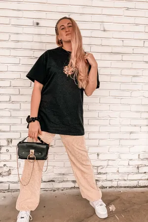 Chakra Relaxed Tee in Black