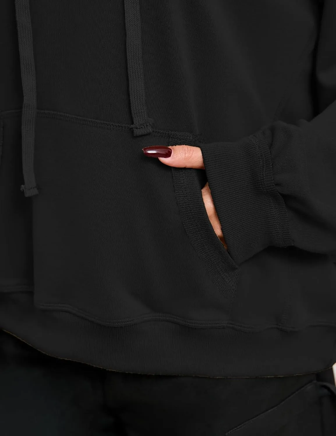 CHERFLY Oversized Hoodies for Women 2025 Fashion Pullover Sweatshirts Spring Outfits