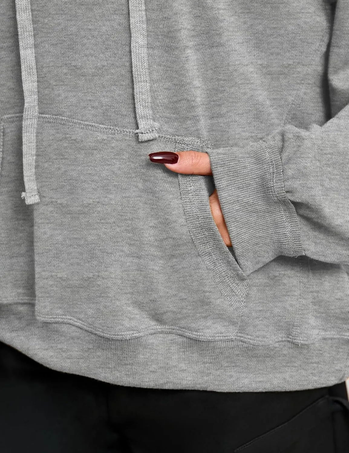 CHERFLY Oversized Hoodies for Women 2025 Fashion Pullover Sweatshirts Spring Outfits