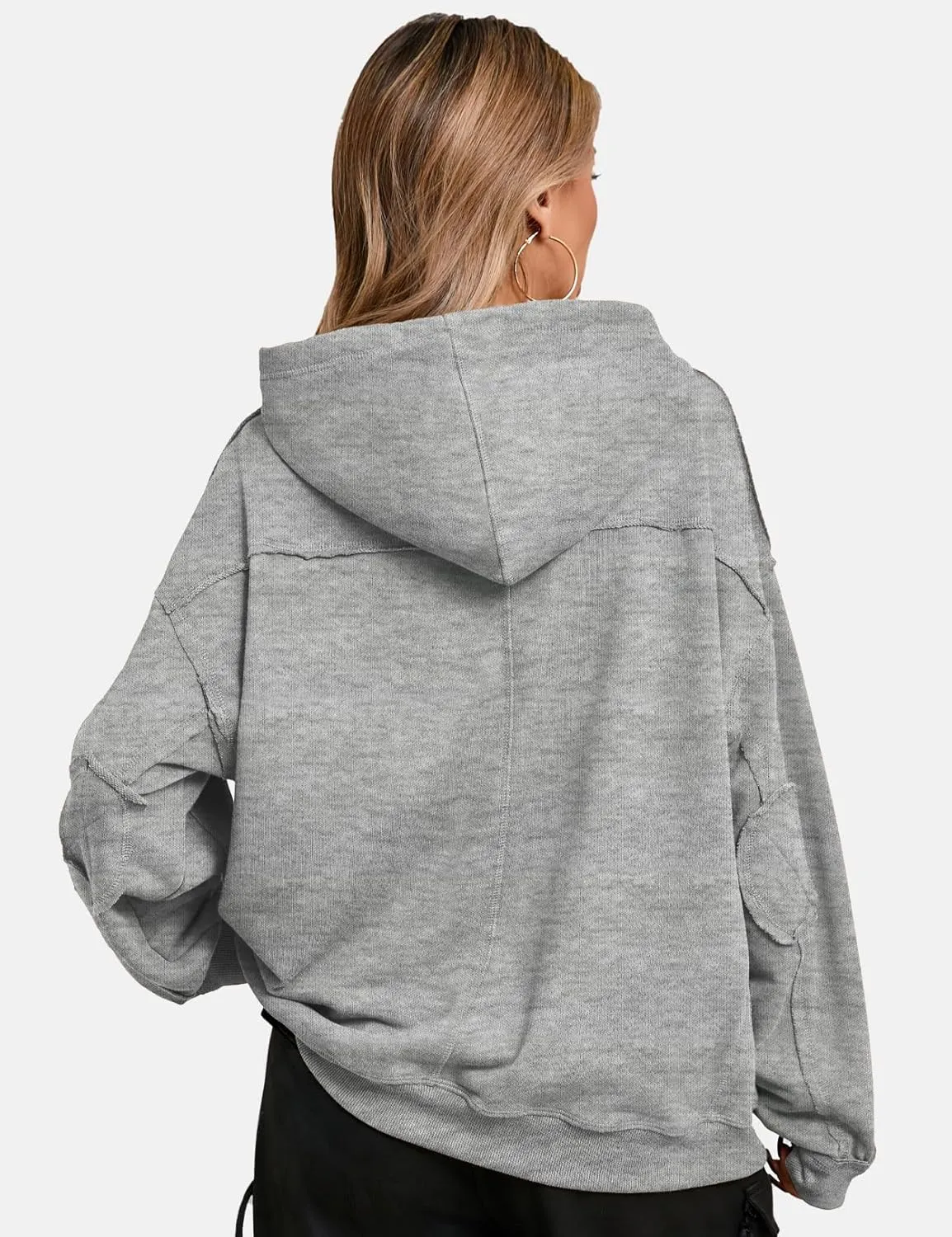 CHERFLY Oversized Hoodies for Women 2025 Fashion Pullover Sweatshirts Spring Outfits