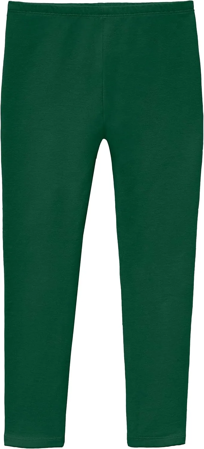 City Threads Girls' Fleece Lined Thermal Leggings Pants Thick Warm Cotton for Uniform for Sensitive Skin SPD Sensory Friendly