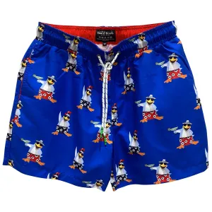 Cocktail Penguin Board Shorts