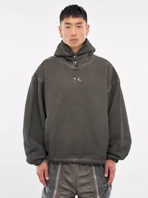 Color Emblem Hoodie (SS2202-KHAKI)