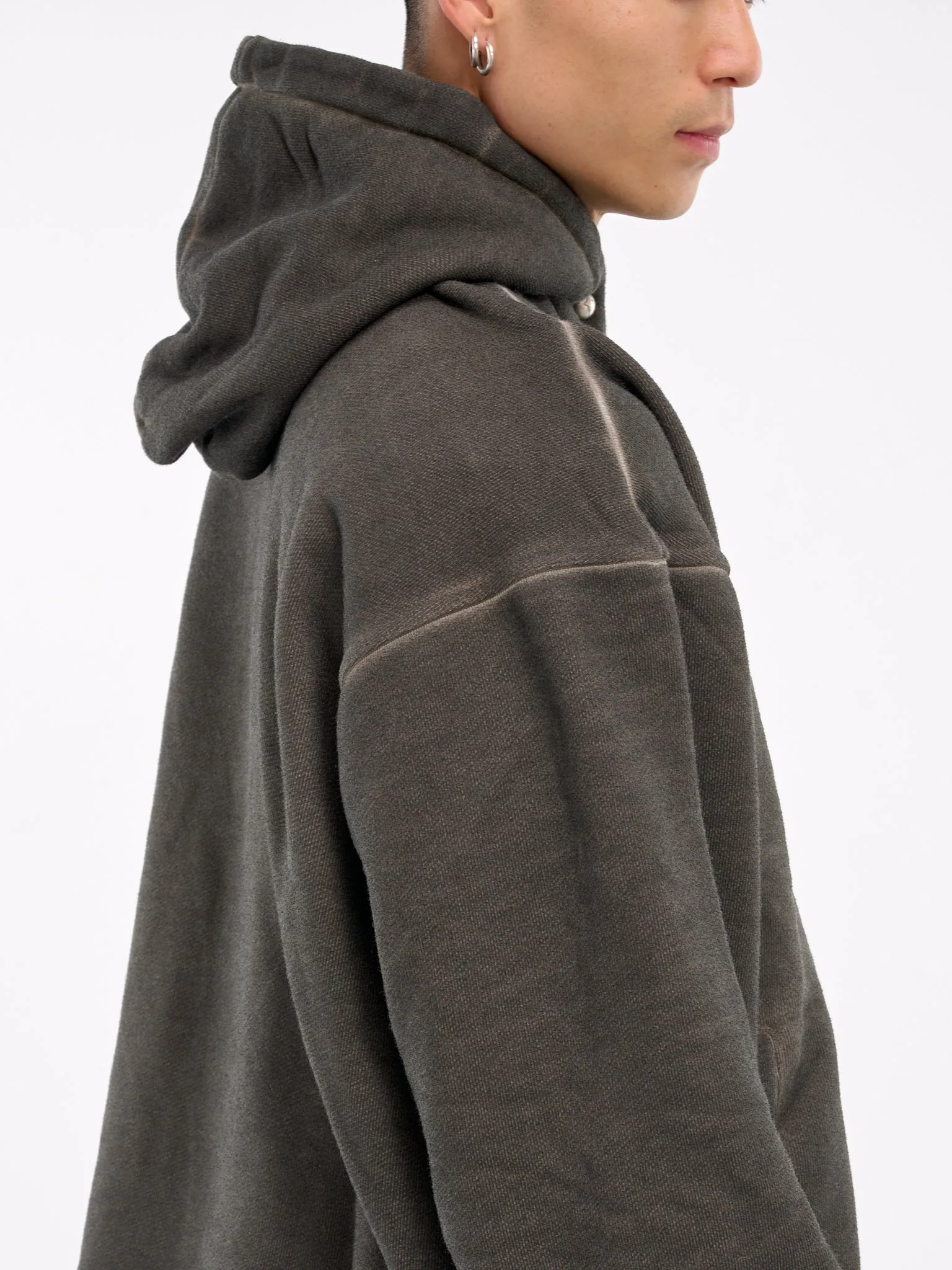 Color Emblem Hoodie (SS2202-KHAKI)