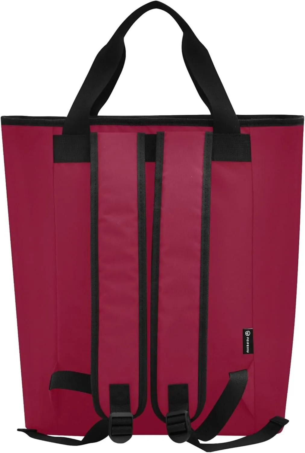 Cooler Bag Burgundy Cooler Lunch Bag 36 Cans Shopping Tote for Groceries