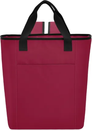 Cooler Bag Burgundy Cooler Lunch Bag 36 Cans Shopping Tote for Groceries