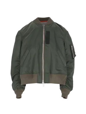 cropped bomber jacket