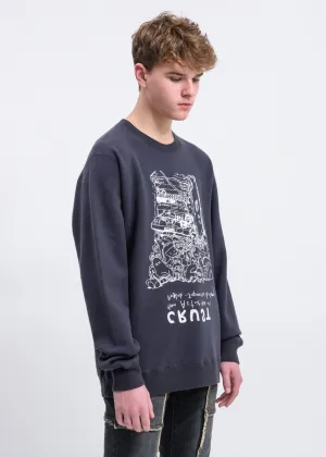 Dark Charcoal Crust Sweater