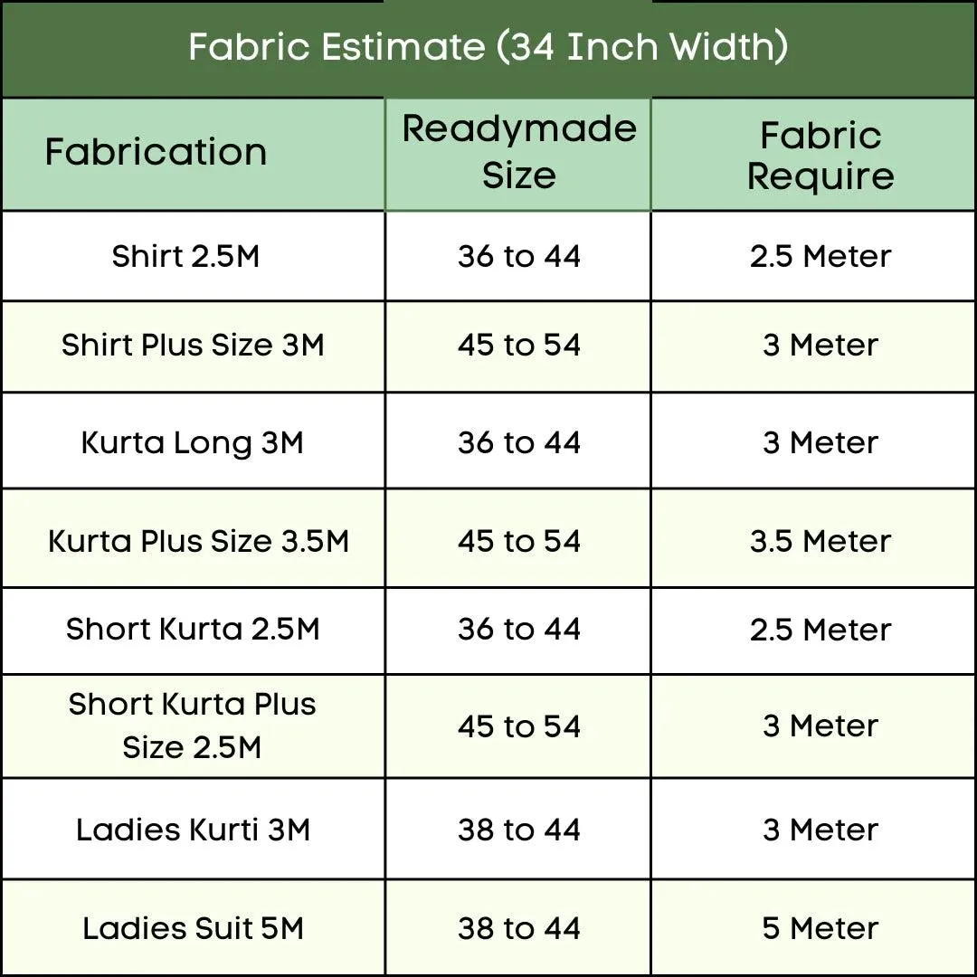 Dark Green Plain Fine 100% Khadi Fabric