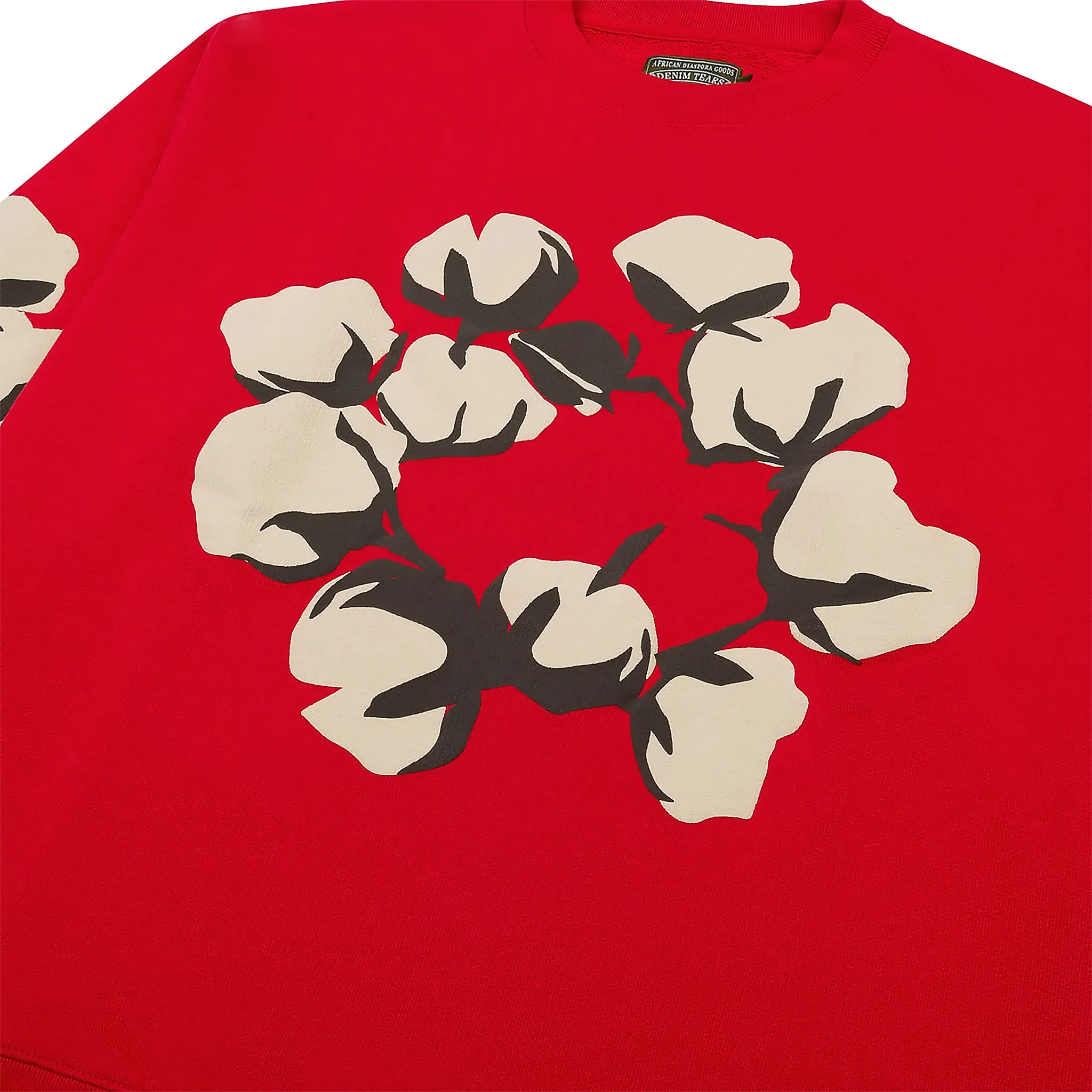 Denim Tears x CPFM Cactus Tears Red Sweatshirt