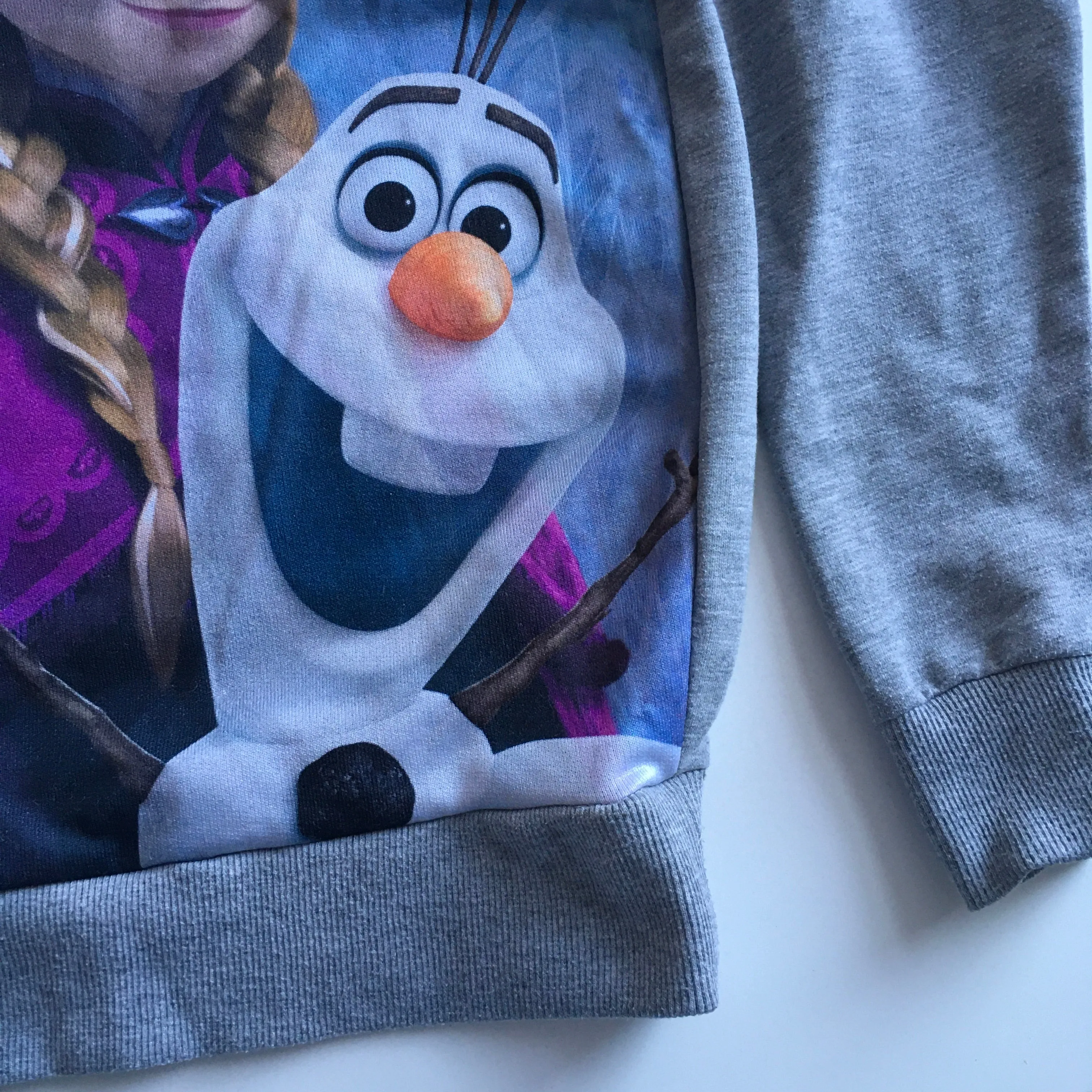 Disney Frozen Girls Grey Lightweight Jumper - Girls 11-12