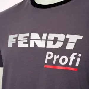 Fendt Profi T-Shirt Grey/Black – Sporty & Comfortable | X99102306C