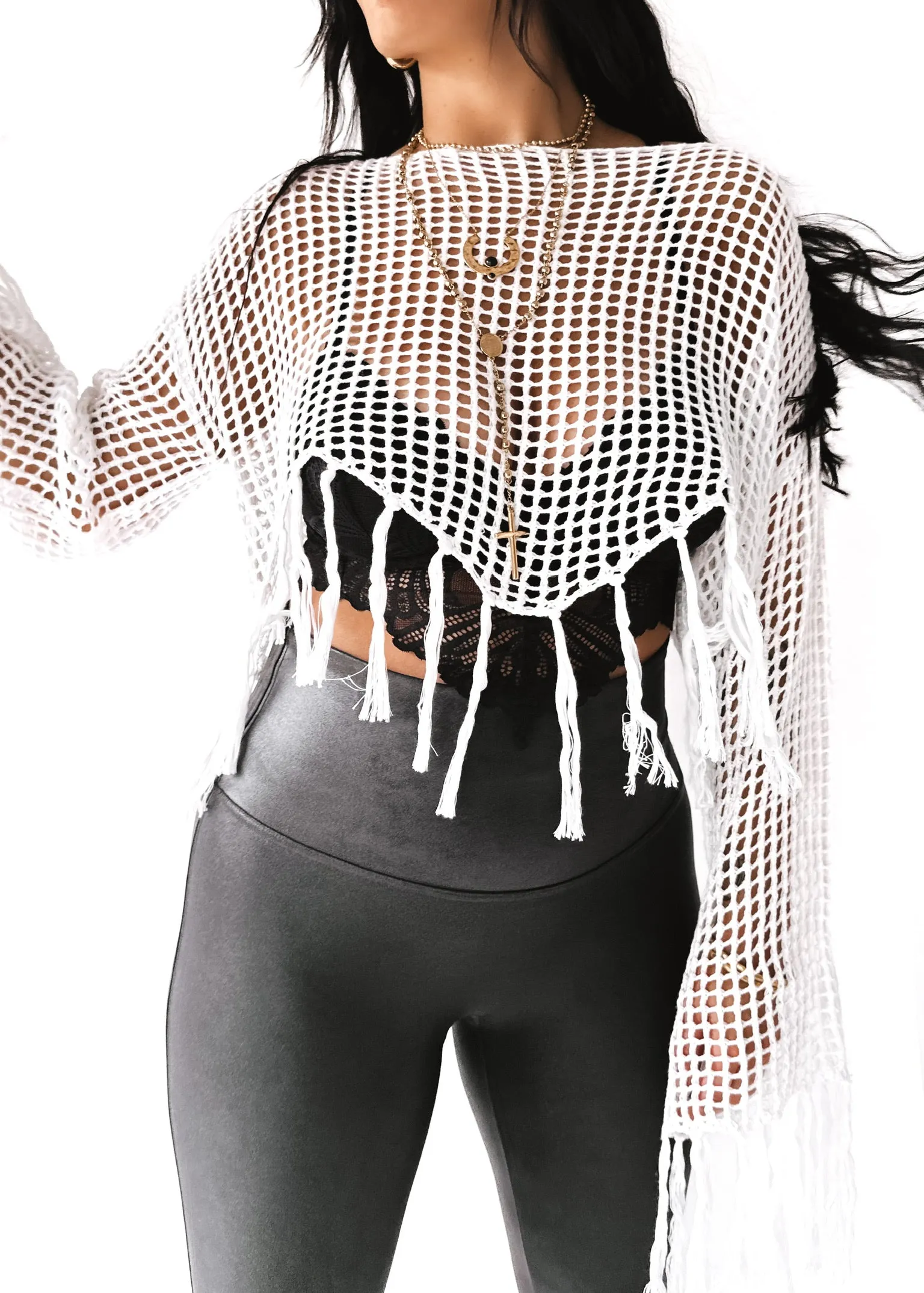 FINAL SALE: FEELS LIKE SPRING CROCHET TOP