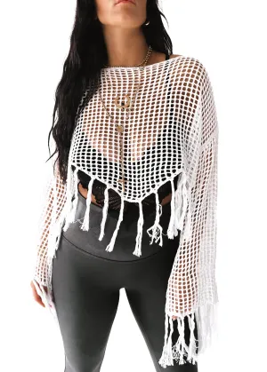 FINAL SALE: FEELS LIKE SPRING CROCHET TOP