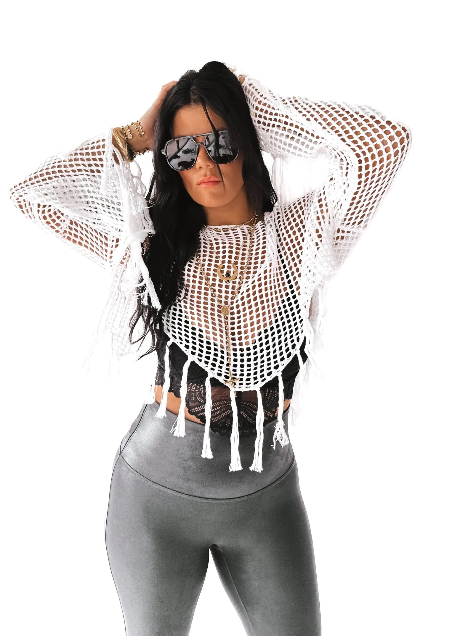 FINAL SALE: FEELS LIKE SPRING CROCHET TOP