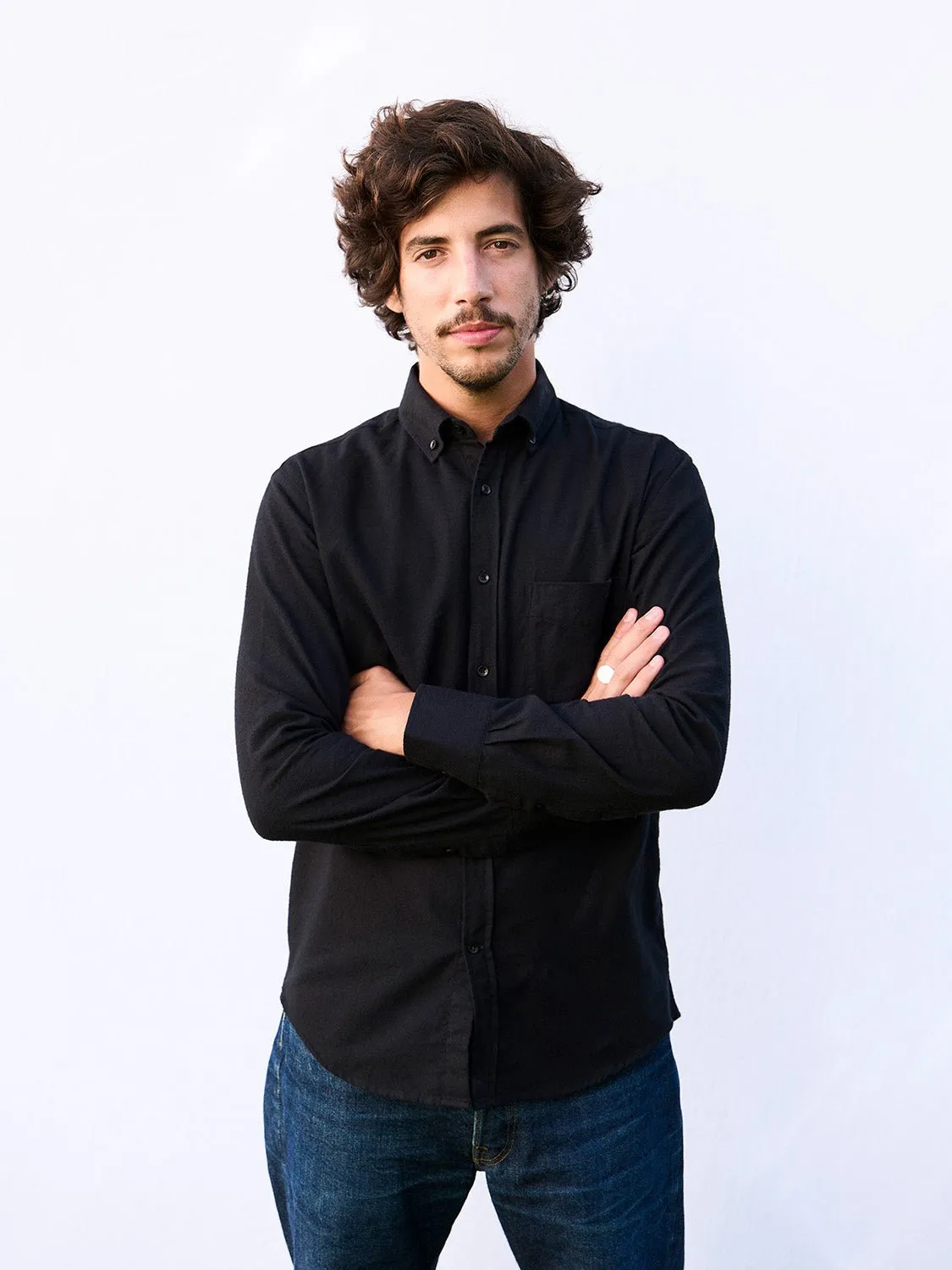 Flannel Shirt Populus Black