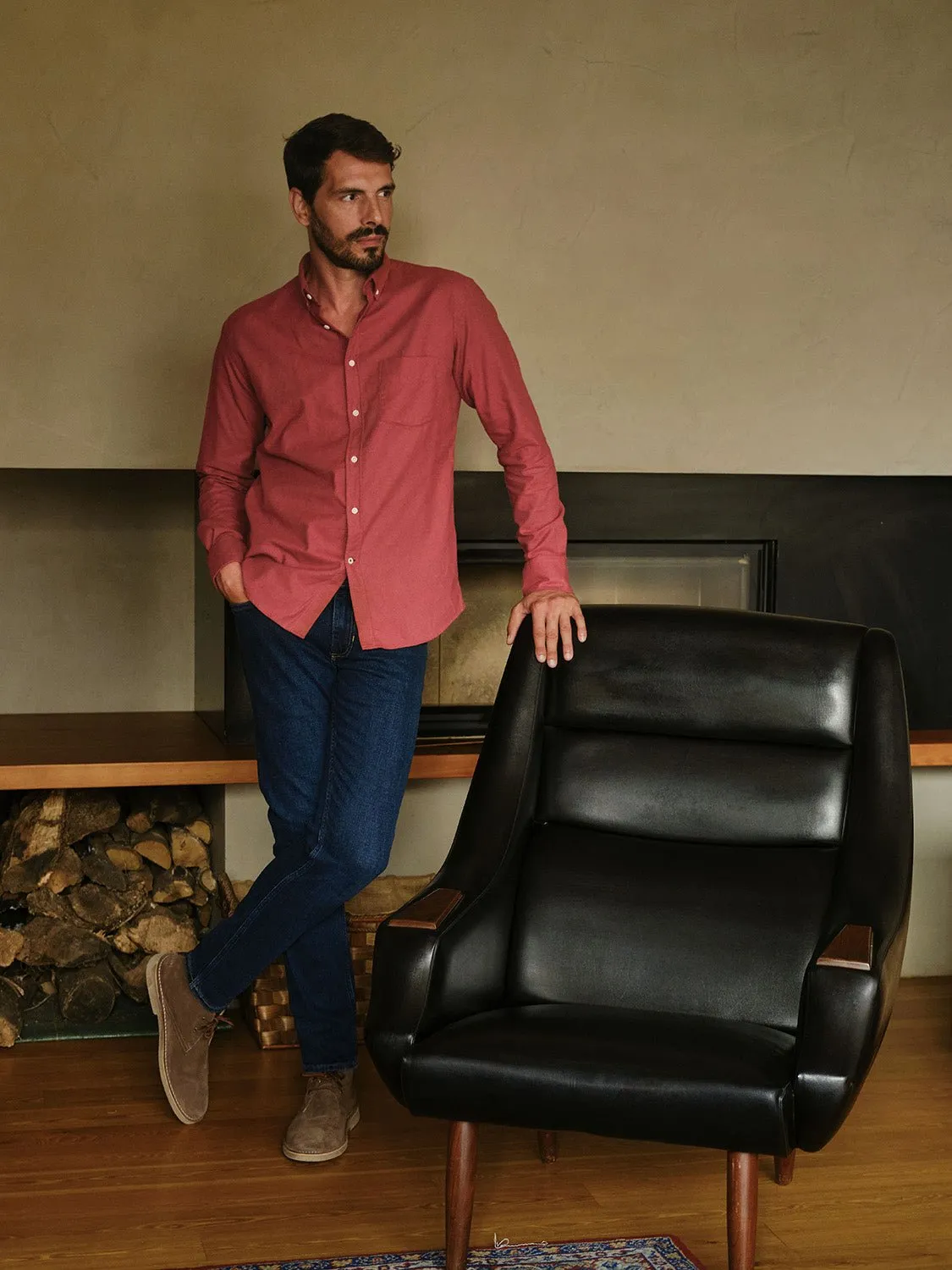 Flannel Shirt Populus Red