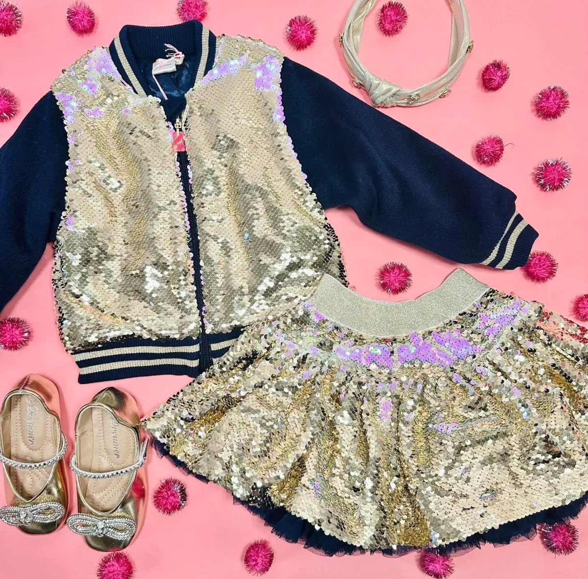 FLIP SEQUIN BOMBER JACKET