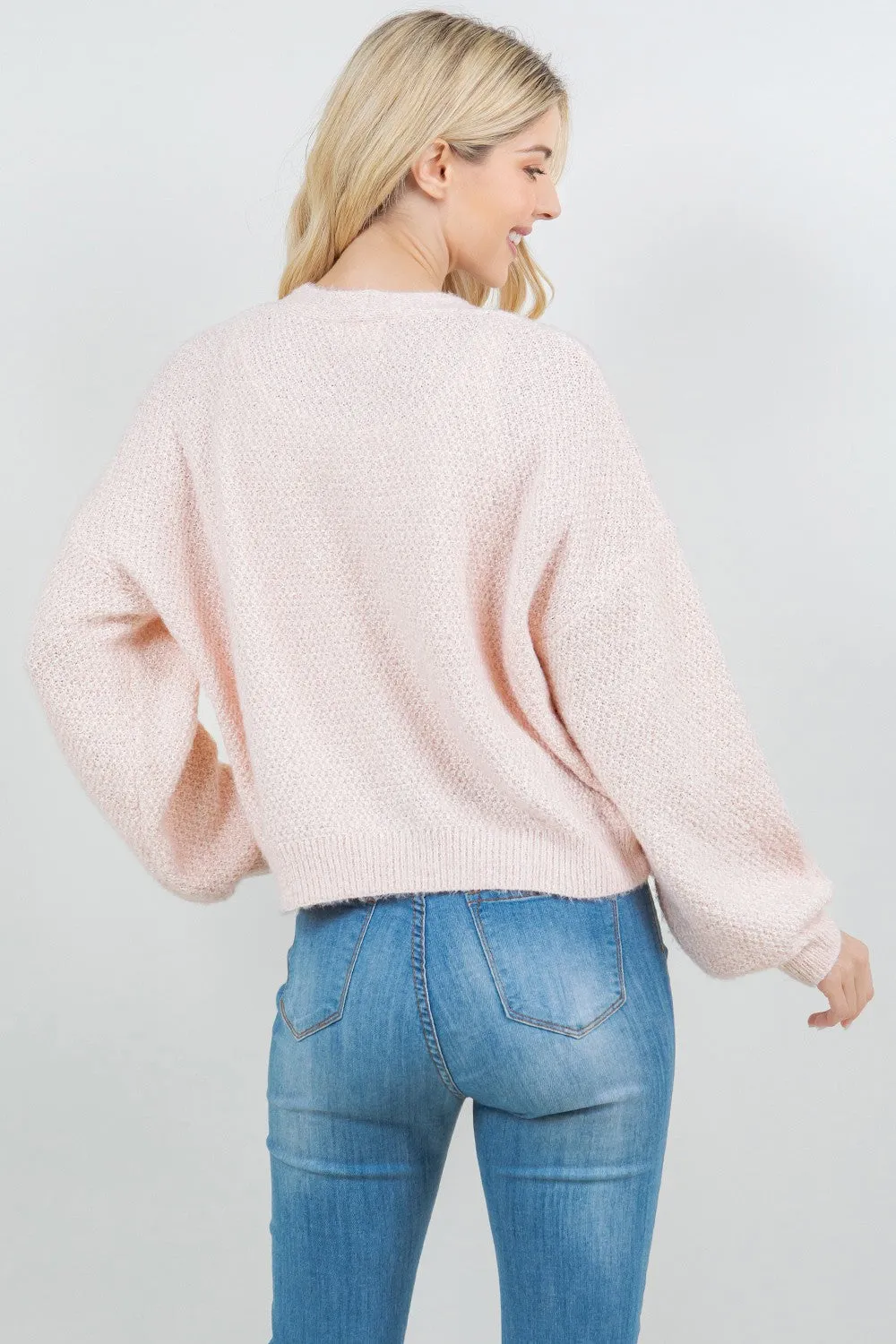Floral Embroidered Cardigan