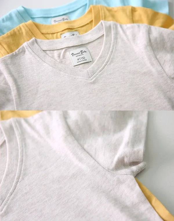 French Short Sleeve T-shirts 3 Pack Set