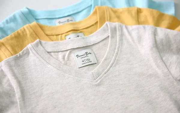 French Short Sleeve T-shirts 3 Pack Set