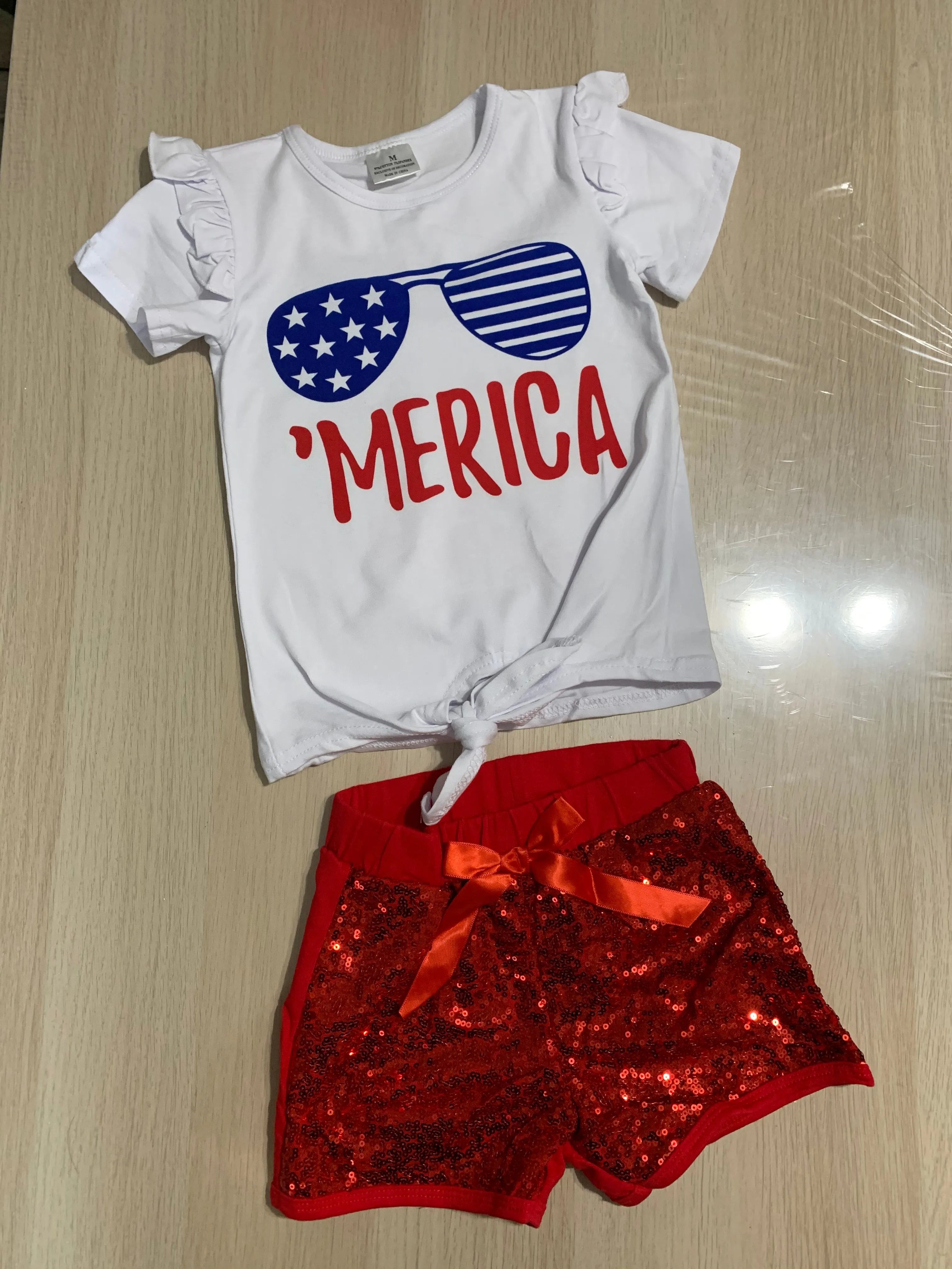 Girls 'Merica 2-Piece Set