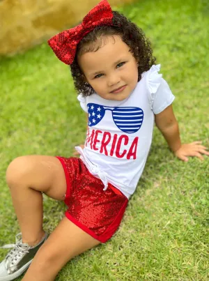 Girls 'Merica 2-Piece Set