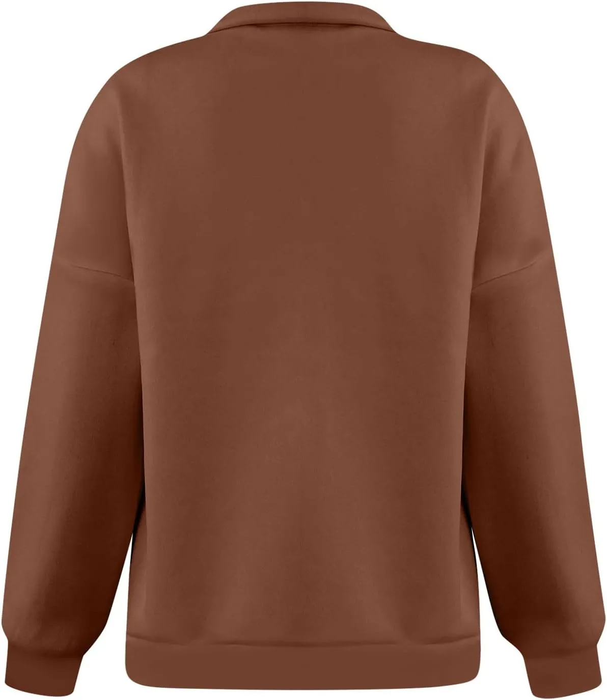 Half Zip Sweatshirt Women Pullover Long Sleeve Tops Fall 2024 Hoodies Y2K Solid Color Clothes With Pockets