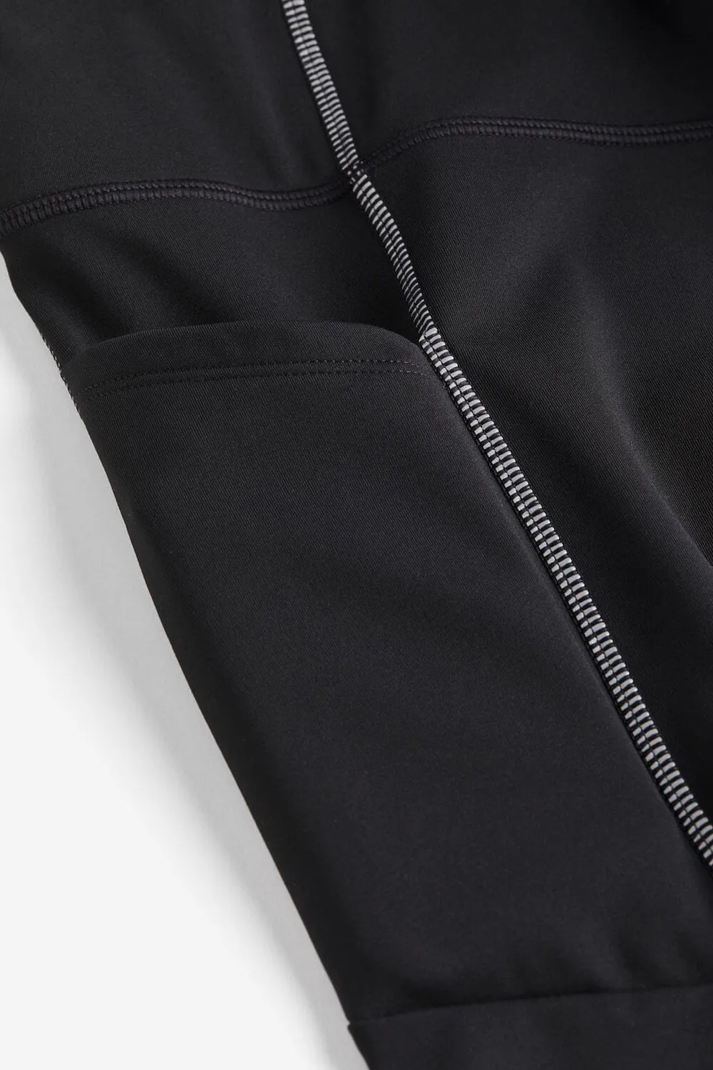 H&M DryMove Warm Running Leggings, black