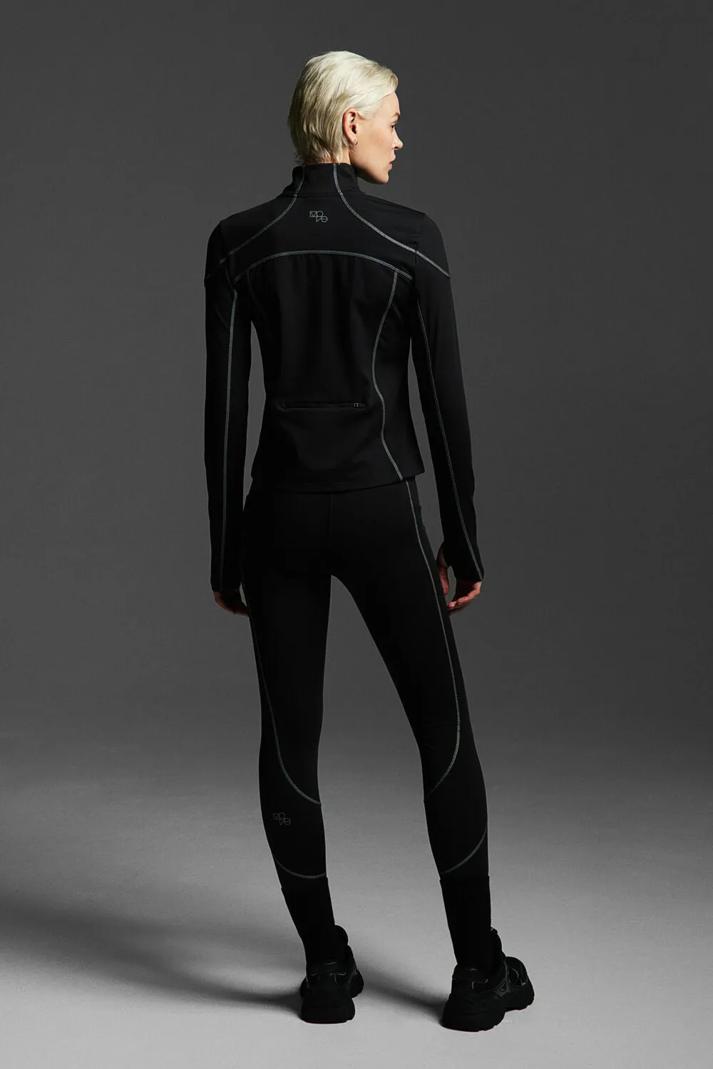 H&M DryMove Warm Running Leggings, black