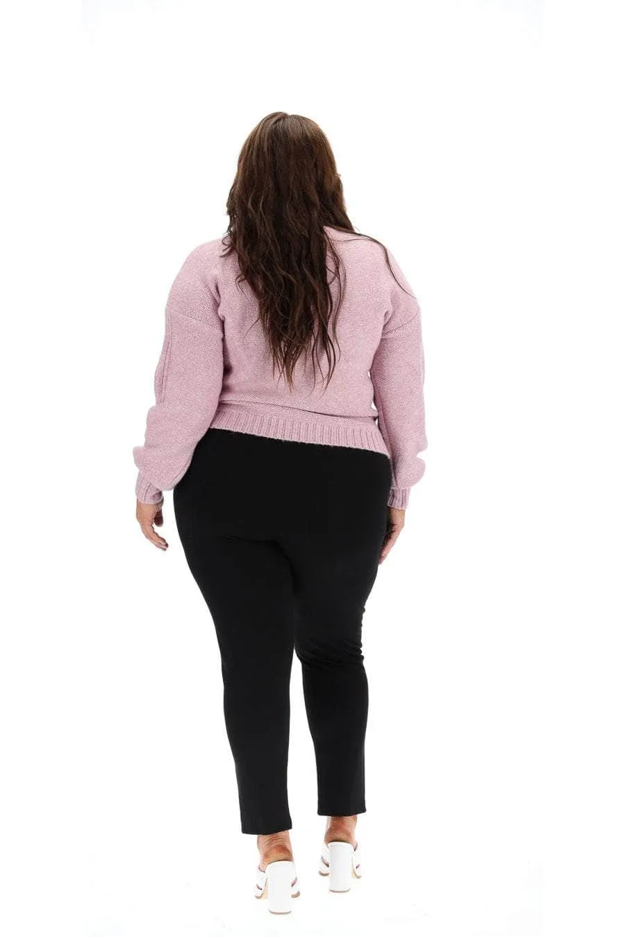 High Neck Knit Lilac
