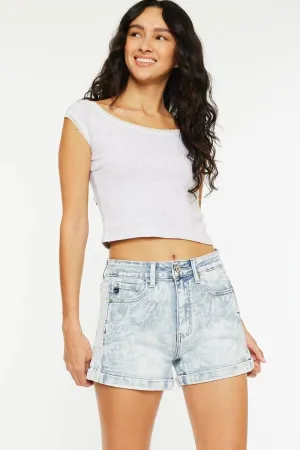 High Rise Mom Denim Shorts