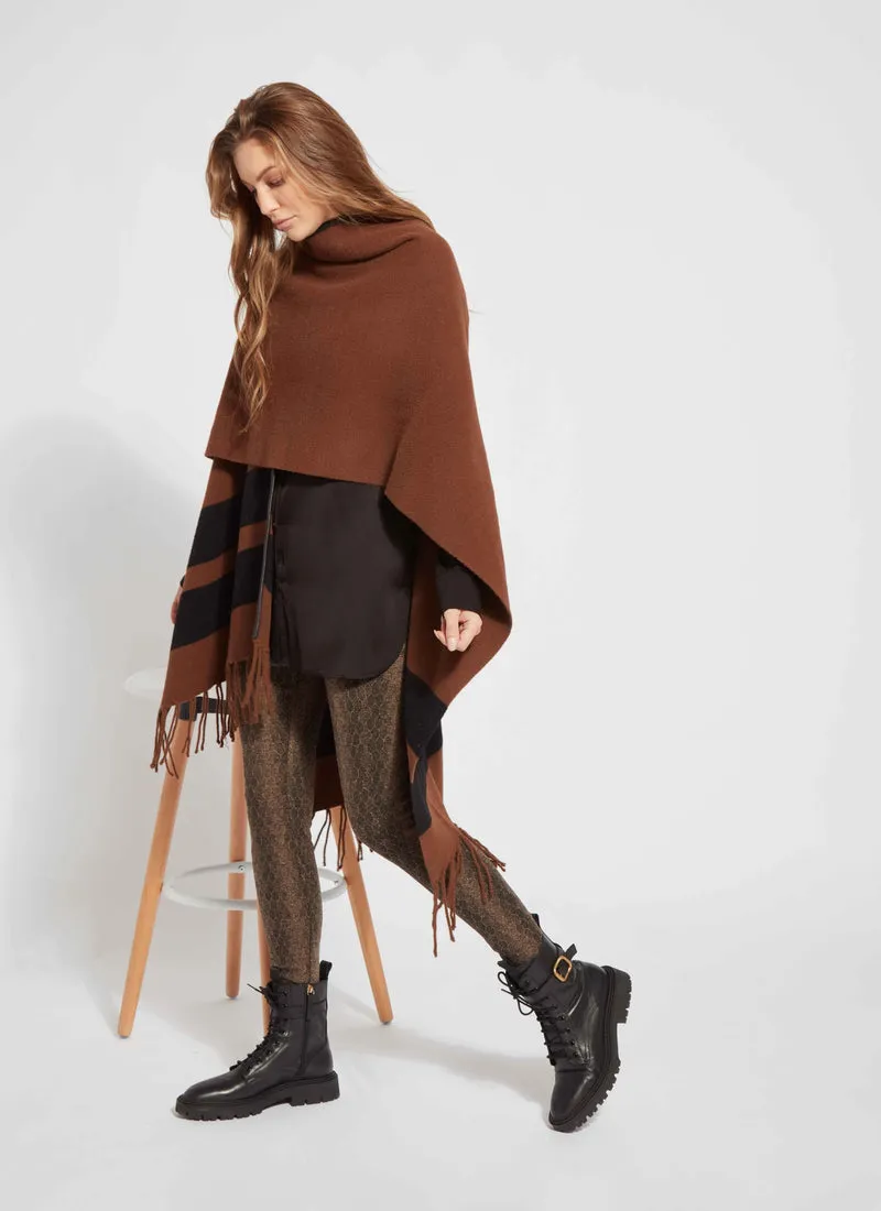 Jacquard Laura Legging - Warm Honeycomb